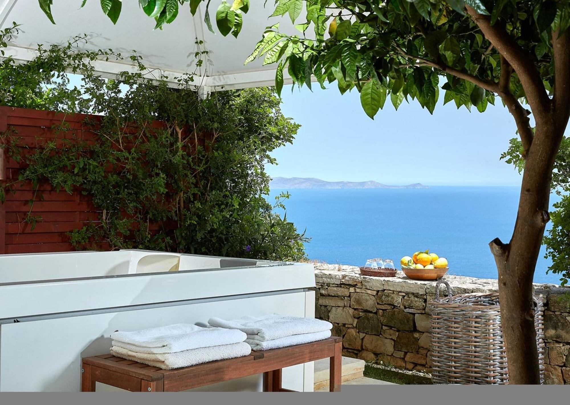 Villa Vollard With Amazing View Pool Heraclión Exterior foto