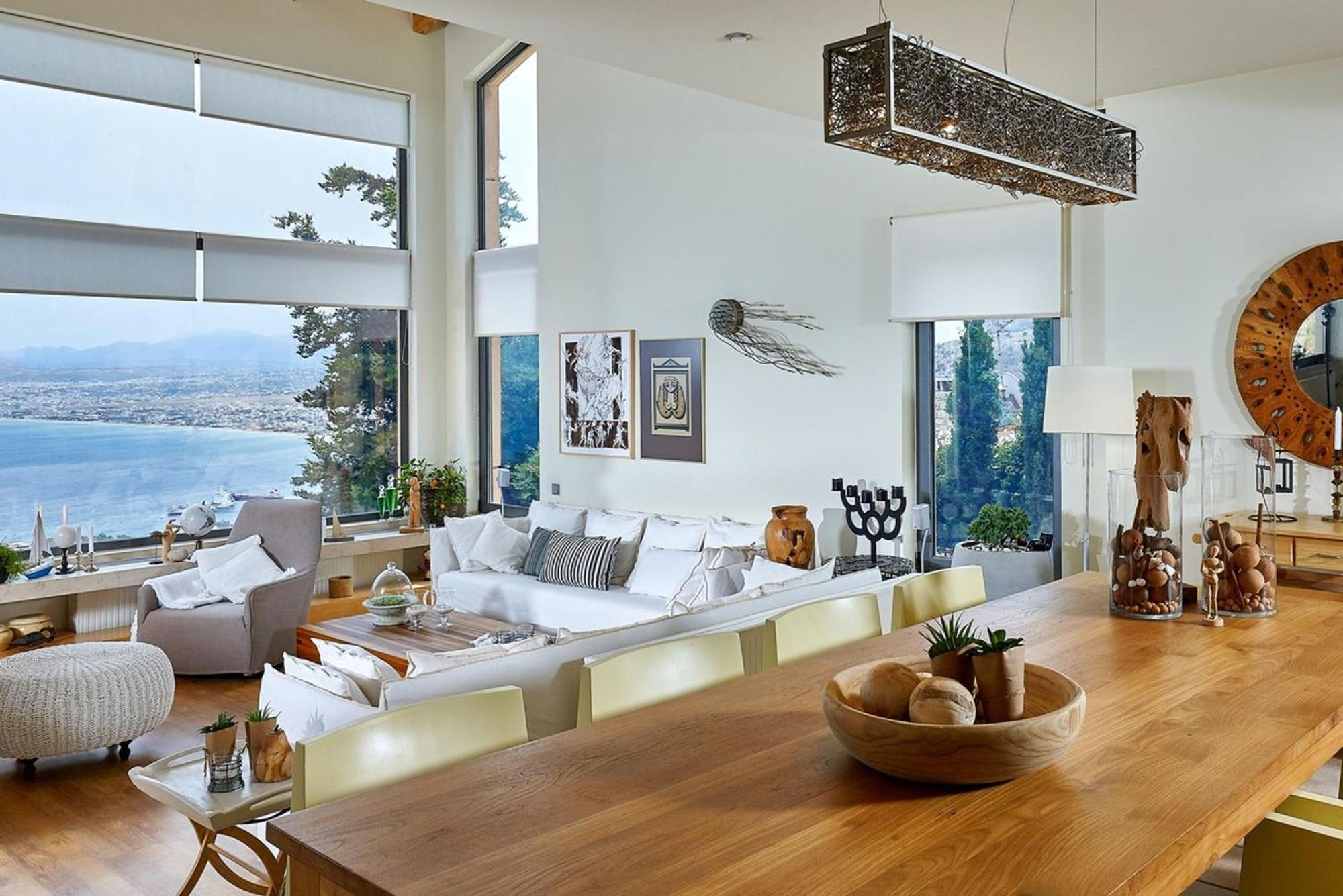 Villa Vollard With Amazing View Pool Heraclión Exterior foto