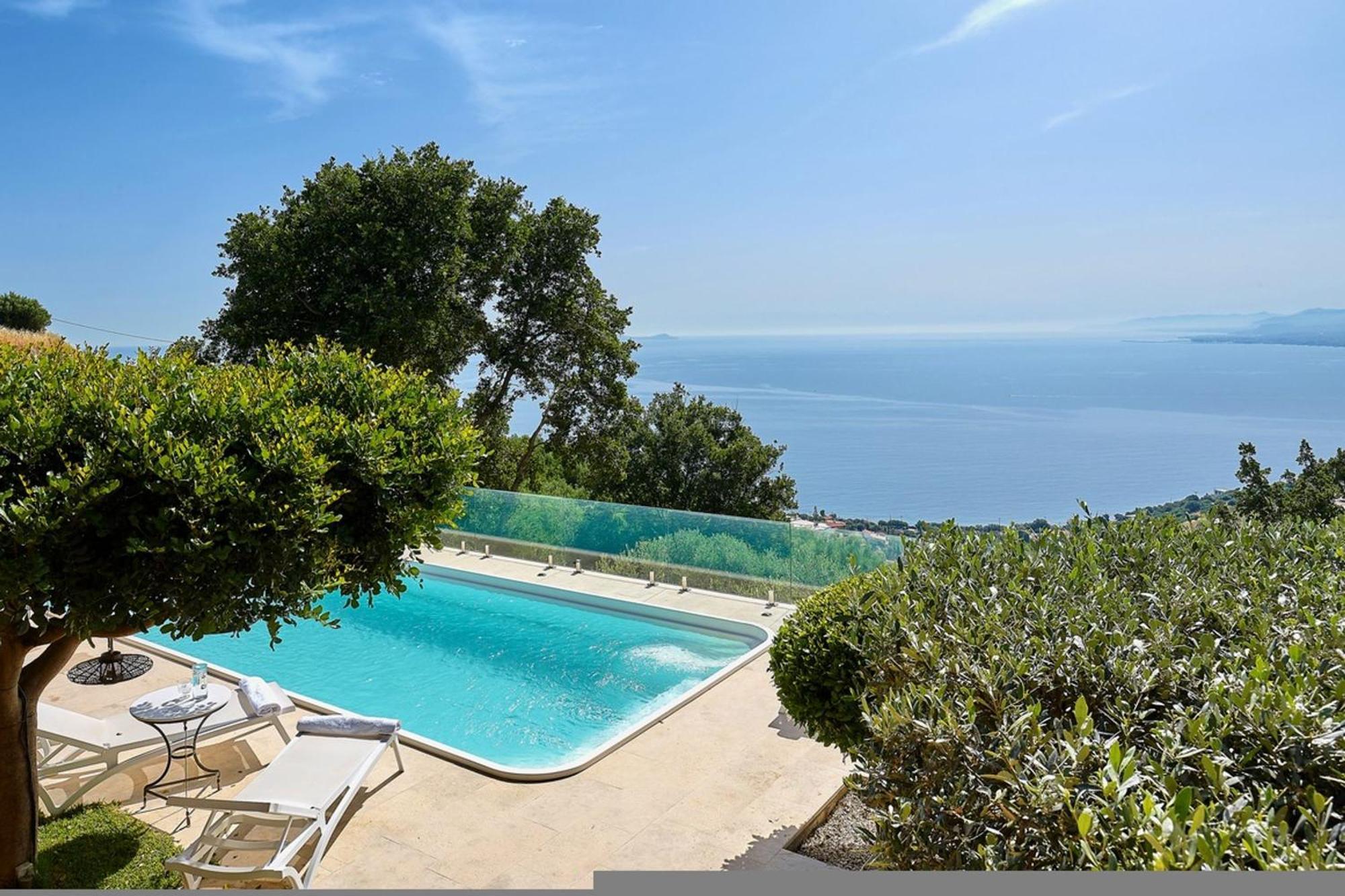Villa Vollard With Amazing View Pool Heraclión Exterior foto
