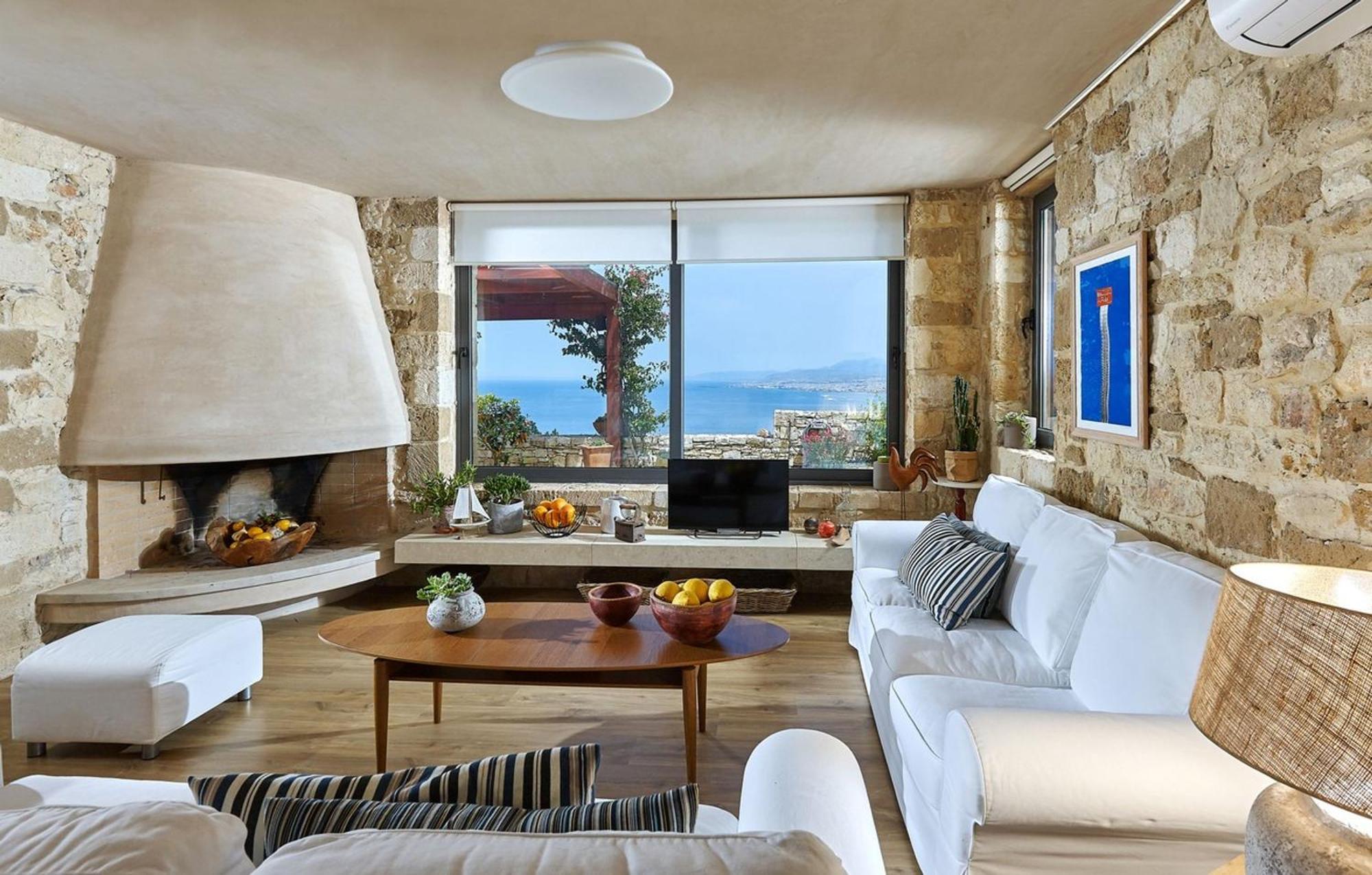 Villa Vollard With Amazing View Pool Heraclión Exterior foto