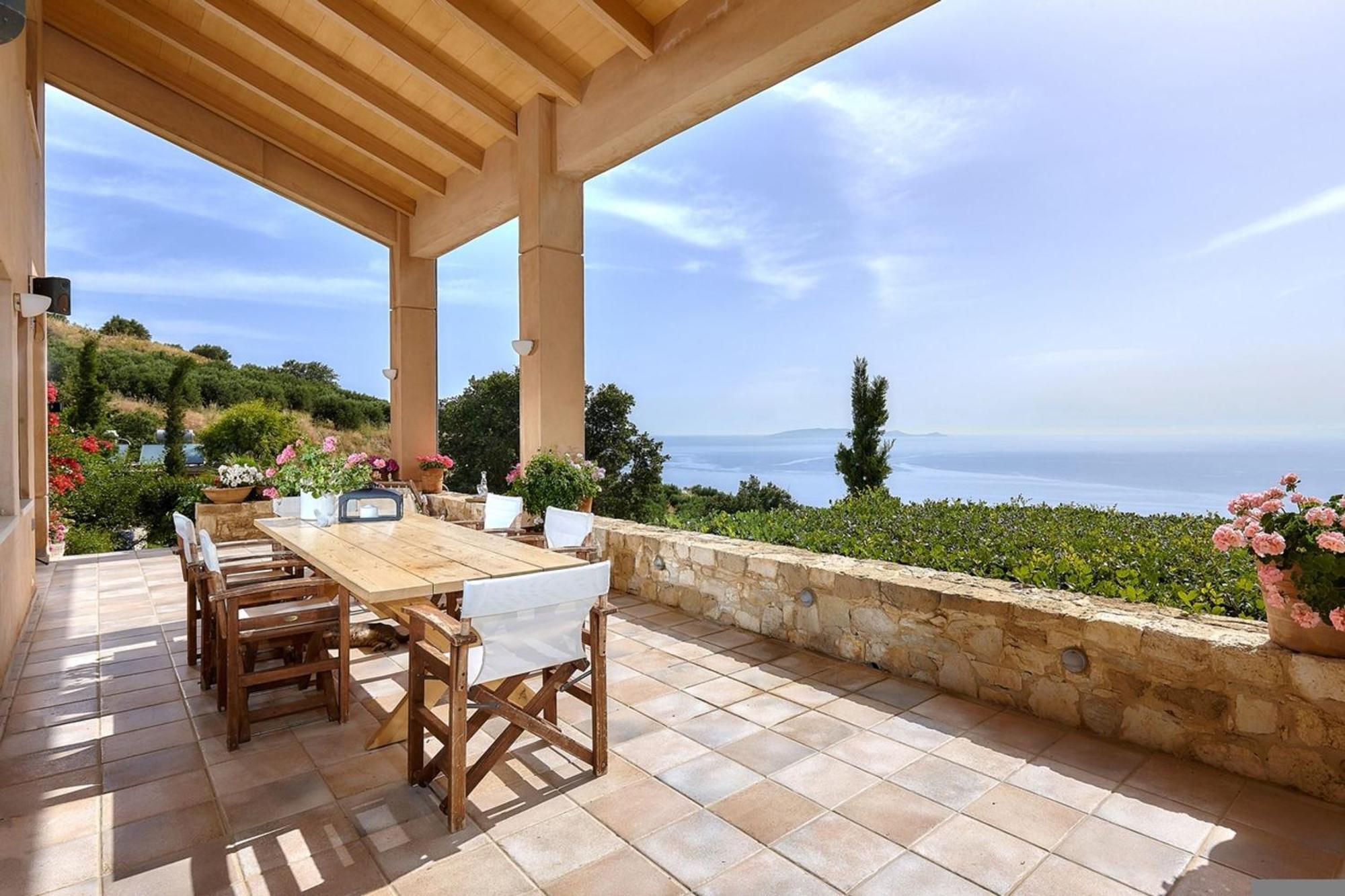 Villa Vollard With Amazing View Pool Heraclión Exterior foto
