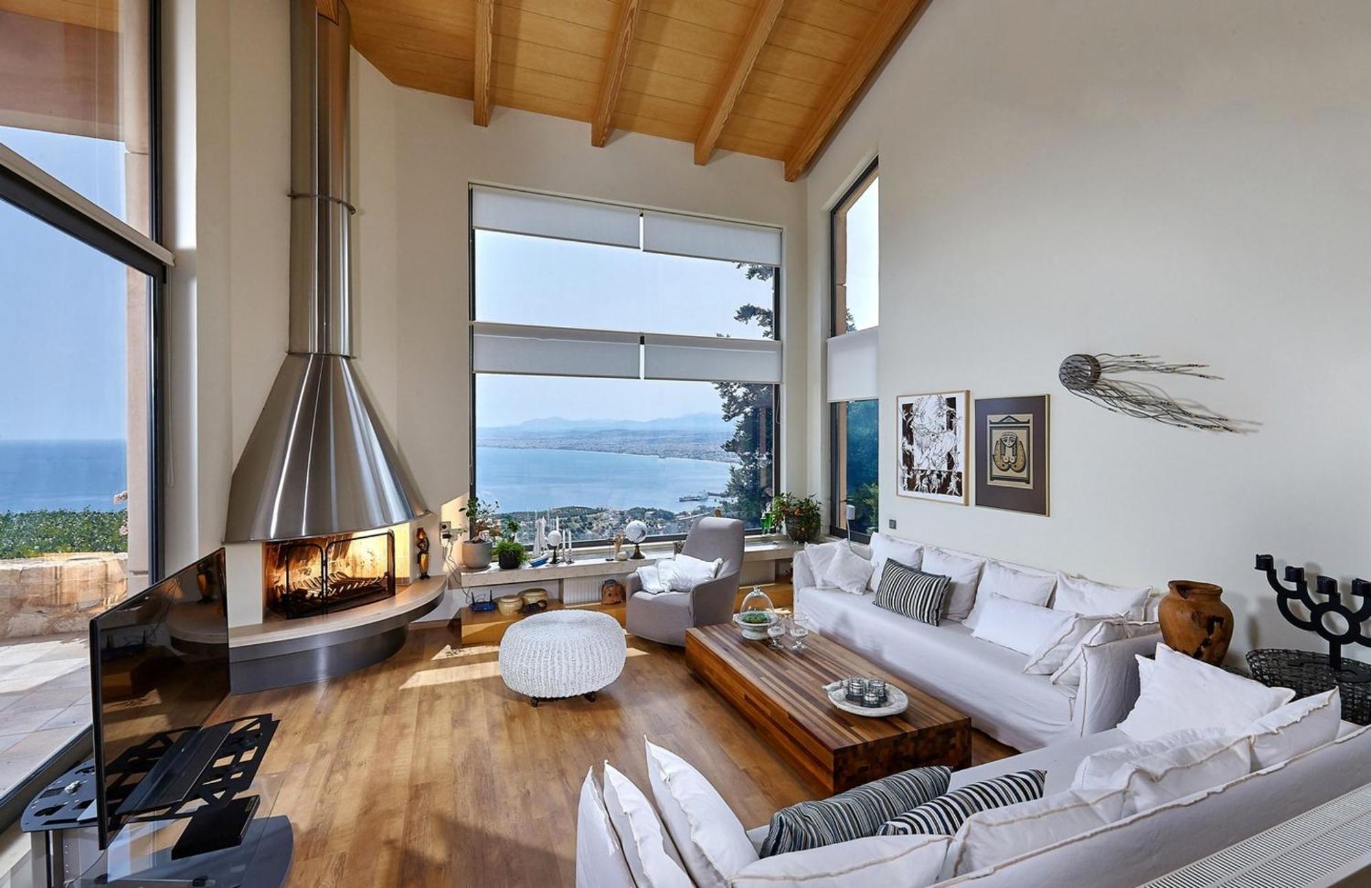 Villa Vollard With Amazing View Pool Heraclión Exterior foto