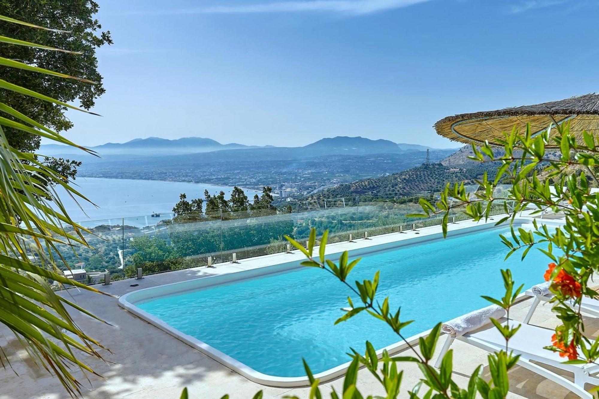 Villa Vollard With Amazing View Pool Heraclión Exterior foto