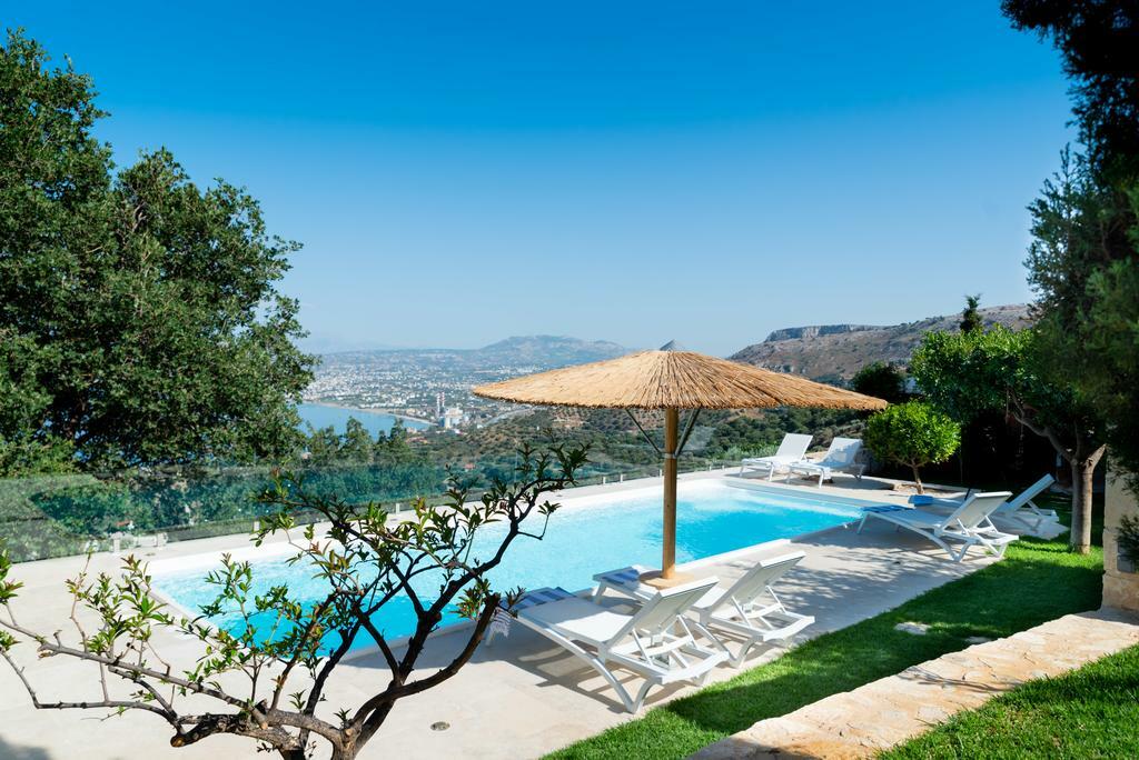 Villa Vollard With Amazing View Pool Heraclión Facilidades foto
