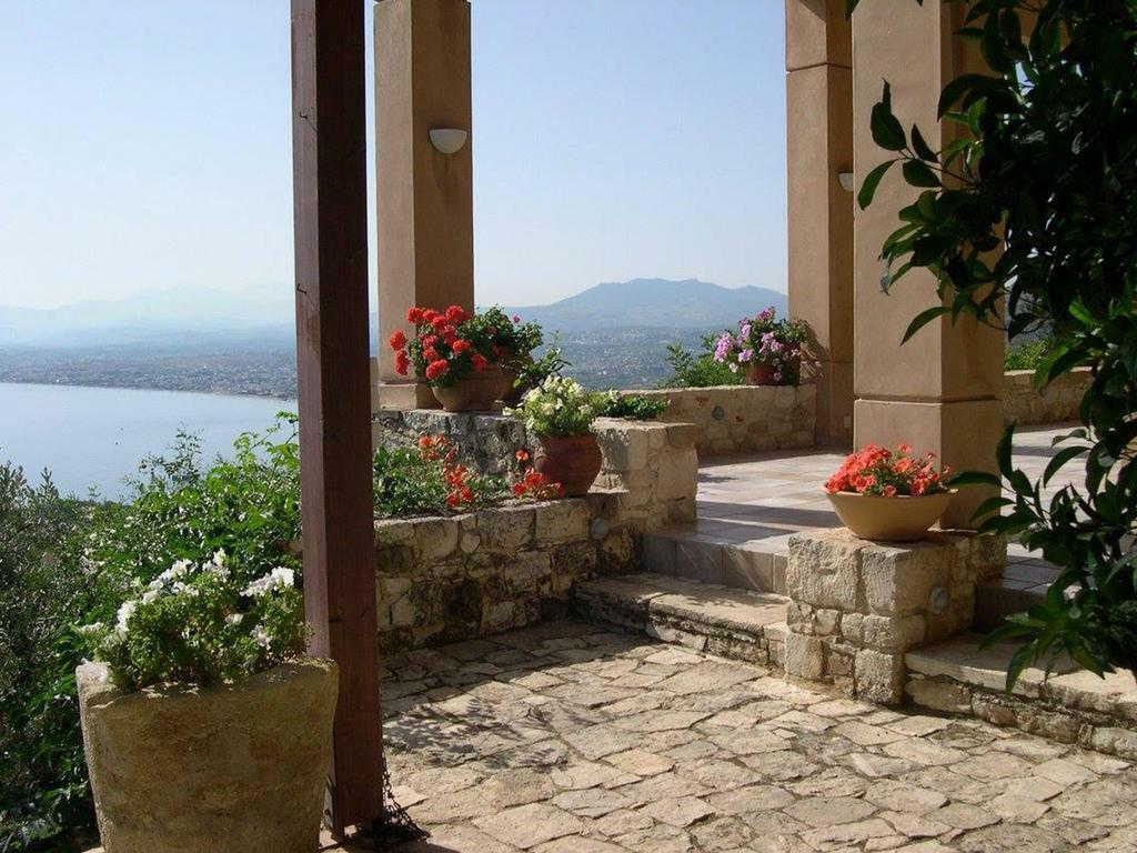 Villa Vollard With Amazing View Pool Heraclión Exterior foto