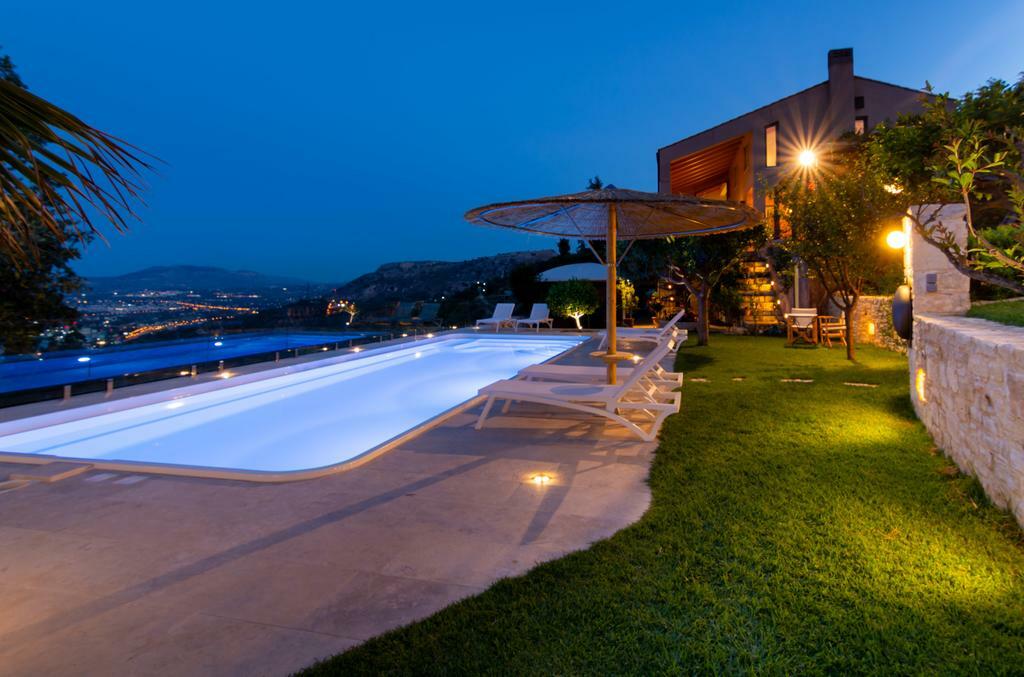 Villa Vollard With Amazing View Pool Heraclión Facilidades foto