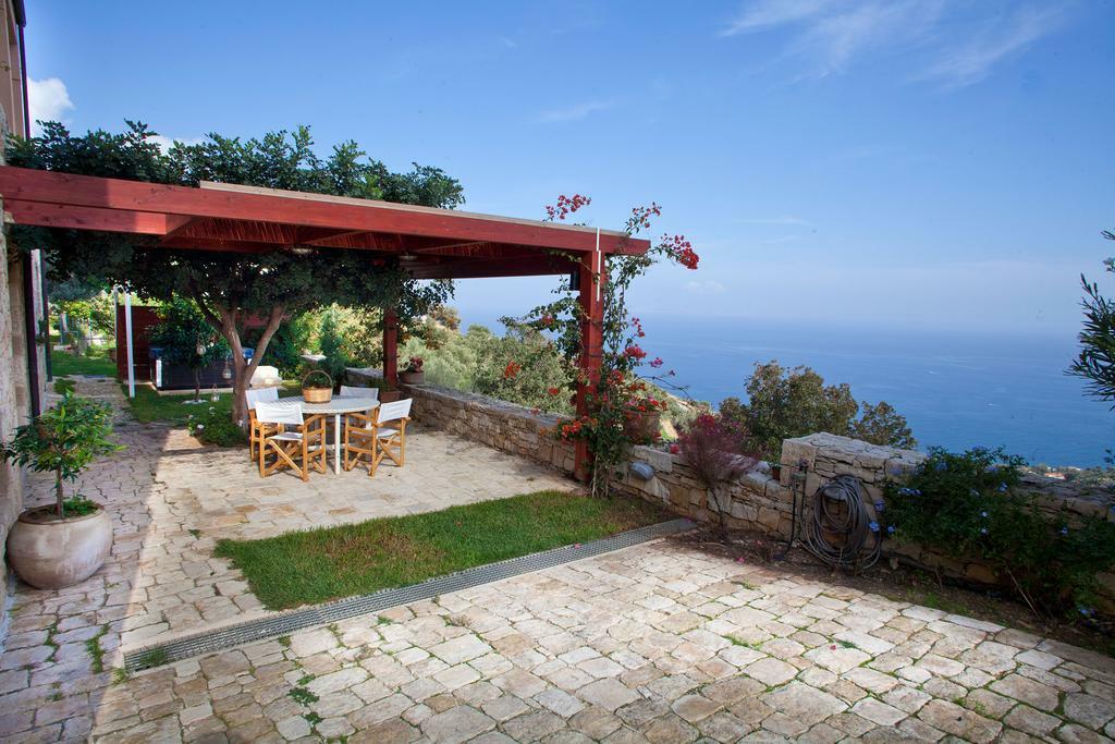 Villa Vollard With Amazing View Pool Heraclión Exterior foto